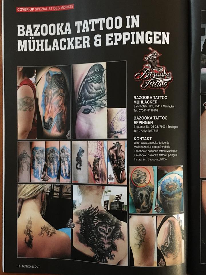 Spitzen Tattoo Artist´s in Mühlacker, TopPreis Garantie, kein Studio in